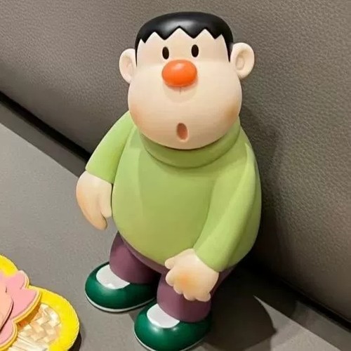 胖虎创意摆件卡通动漫桌面玩偶
