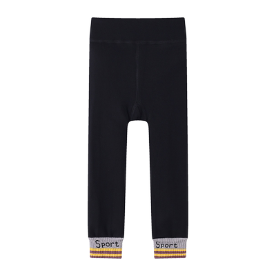 女童棉裤冬季北方特厚保暖外穿打底裤儿童连裤袜宝宝夹棉加厚长裤