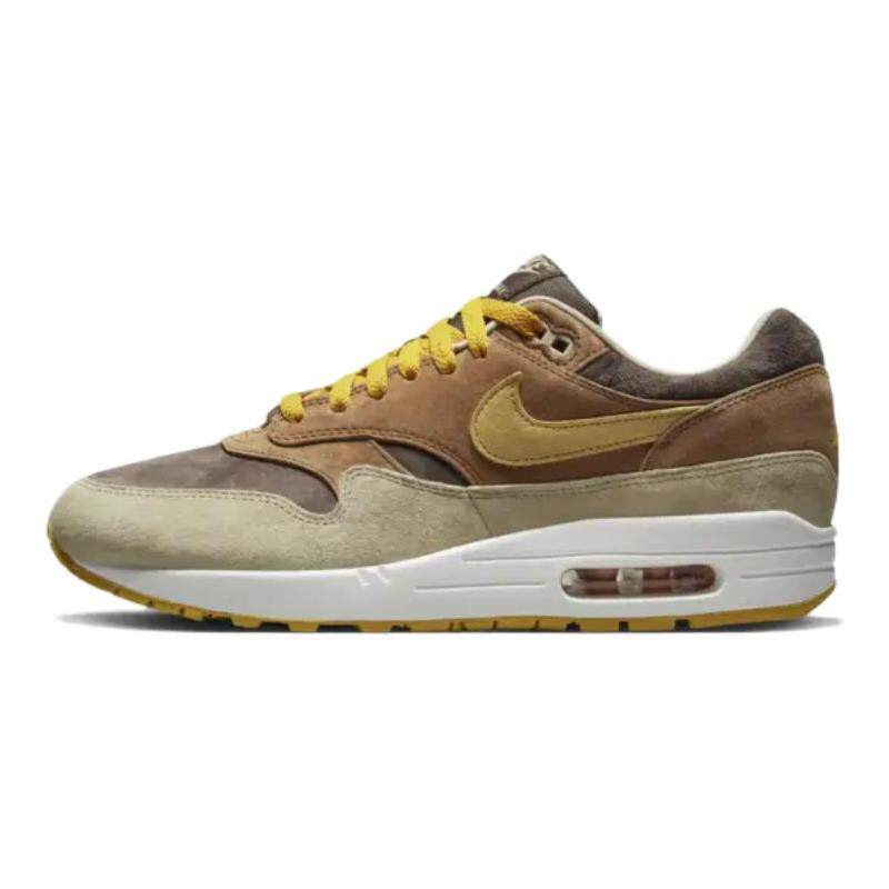 Nike Air Max 1 'Honey Dew' 防滑耐磨 跑步鞋 男女同款 黑棕