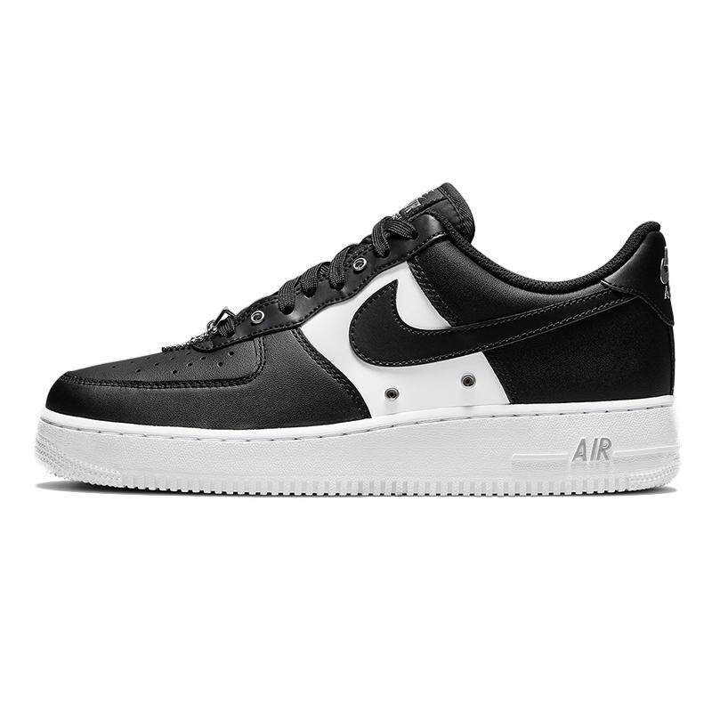 Nike Air Force 1 07 PRM 复古休闲银扣 低帮 板鞋 男款 黑白