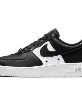 Nike Air Force 1 07 PRM 复古休闲银扣 低帮 板鞋 男款 黑白
