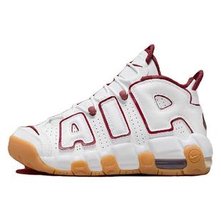 Nike Air More Uptempo 合成革皮革 舒适百搭 耐磨 中帮 儿童