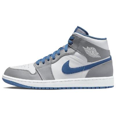 Jordan Air Jordan 1 Mid 合成革皮革 舒适百搭 防滑 中帮 复