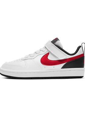 Nike Court Borough Low 2 PS 防踢减震 低帮 儿童板鞋 中童