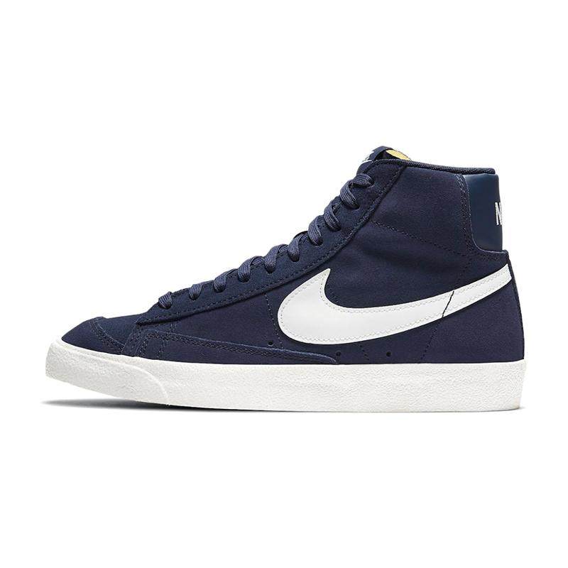 Nike Blazer mid 77 Navy Suede 中帮 板鞋 女款 海军蓝,运动鞋new,跑步鞋,淘宝优惠券,粉丝福利购,淘宝优惠卷