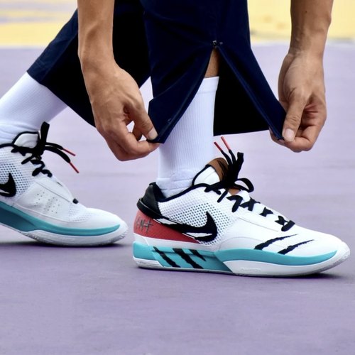 Nike Ja 莫兰特EP 低帮 篮球鞋 男女同款 白黑 HJ7929-100