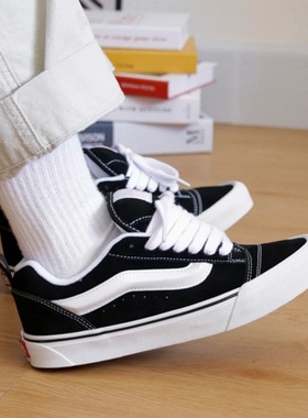 万斯 KNU-SKOOL 舒适百搭 VN0009QC6BT白色内里