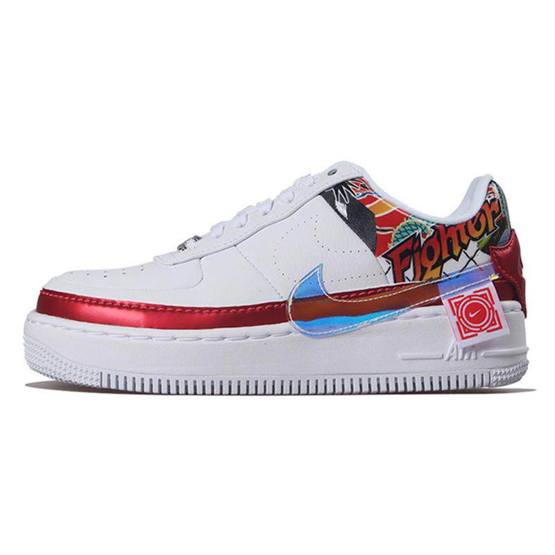 Nike Air Force 1 Low Jester XX 低帮 板鞋 女款 白红