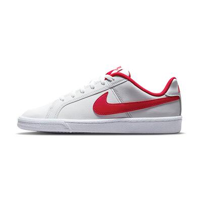 Nike Court Royale系列 合成革 运动舒适 低帮 儿童板鞋 白蓝