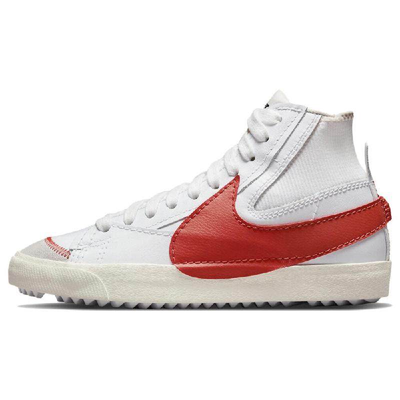 Nike Blazer '77 Jumbo 中帮 板鞋 男女同款 白红色