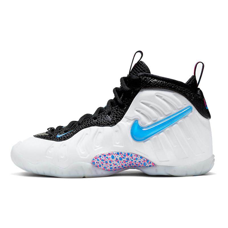Nike Little Posite Pro (GS) 喷泡 中帮篮球鞋 蓝红