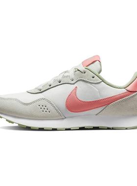 Nike MD Valiant 复古 低帮 跑步鞋 GS 灰粉