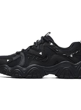 FILA斐乐 DONUT 甜甜圈拖鞋运动沙滩魔术贴拖鞋 女款 白色