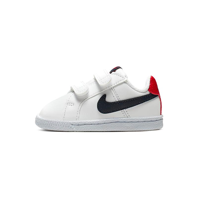 Nike Court Royale系列 休闲 低帮 板鞋 白色 婴幼童