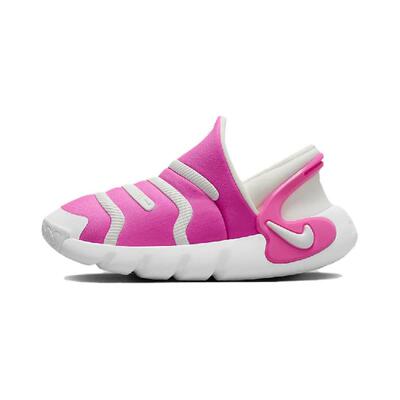 Nike Dynamo 2 EasyOn 低帮 耐磨 低帮 儿童休闲鞋 白粉 中小
