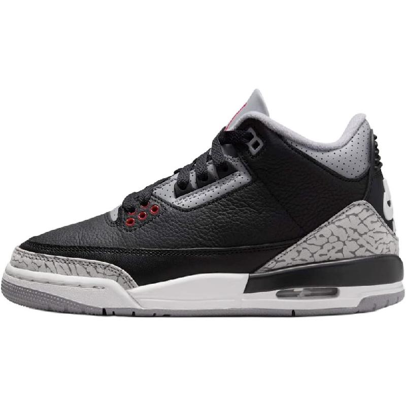 Jordan Air Jordan 3 Retro OG （GS）“BLACK CEMENT”舒适百搭