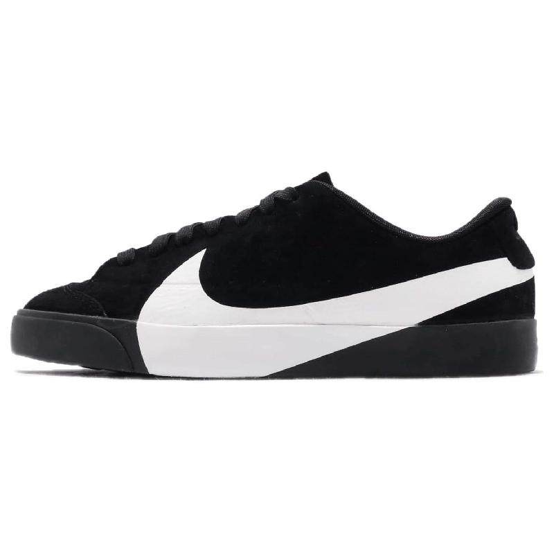 Nike Blazer Low XS 大钩 防滑轻便 低帮 板鞋 女款 黑白