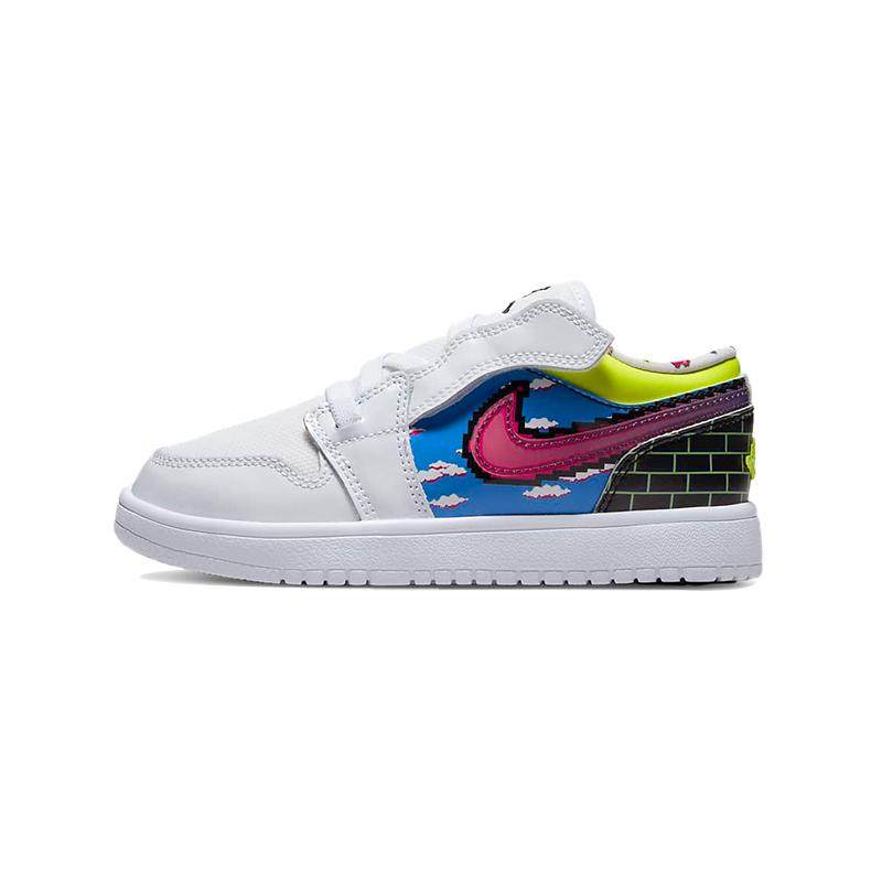 【BP幼童】Air Jordan 1 Low 低帮复古篮球鞋 白色