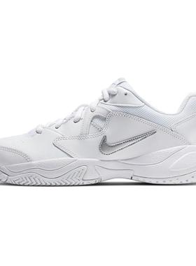 Nike Court Lite 2 简约舒适 低帮 网球鞋 女款 白色