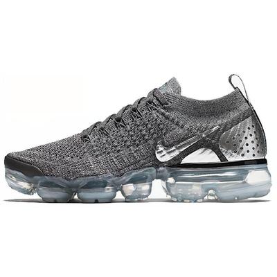 Nike VaporMax Flyknit 2 (W) 低帮 跑步鞋 女款 灰白