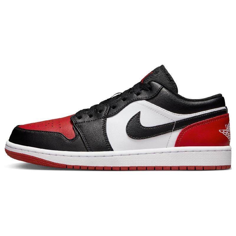 Jordan Air Jordan 1 Low "Bred Toe" 简约舒适 耐磨 低帮 复,运动鞋new,跑步鞋,淘宝优惠券,粉丝福利购,淘宝优惠卷