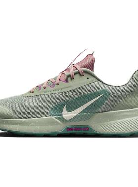 Nike Juniper Trail 3 舒适耐磨 低帮 休闲跑步鞋 男款 绿白