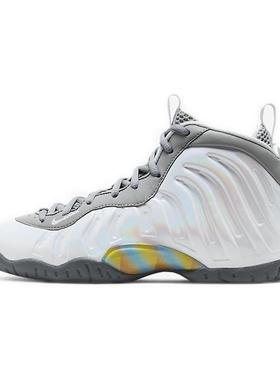 Nike Little Posite One (GS) 白喷 全息炫彩#送礼推荐