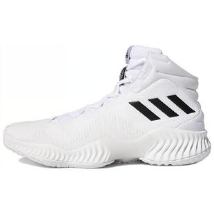 adidas Pro Bounce 2018 舒适百搭 减震防滑耐磨透气 中帮 实