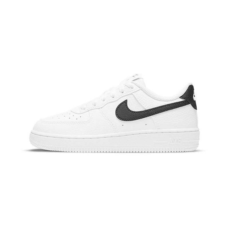 【BP幼童】Nike Force 1 耐磨低帮板鞋 白黑色 #送礼推荐