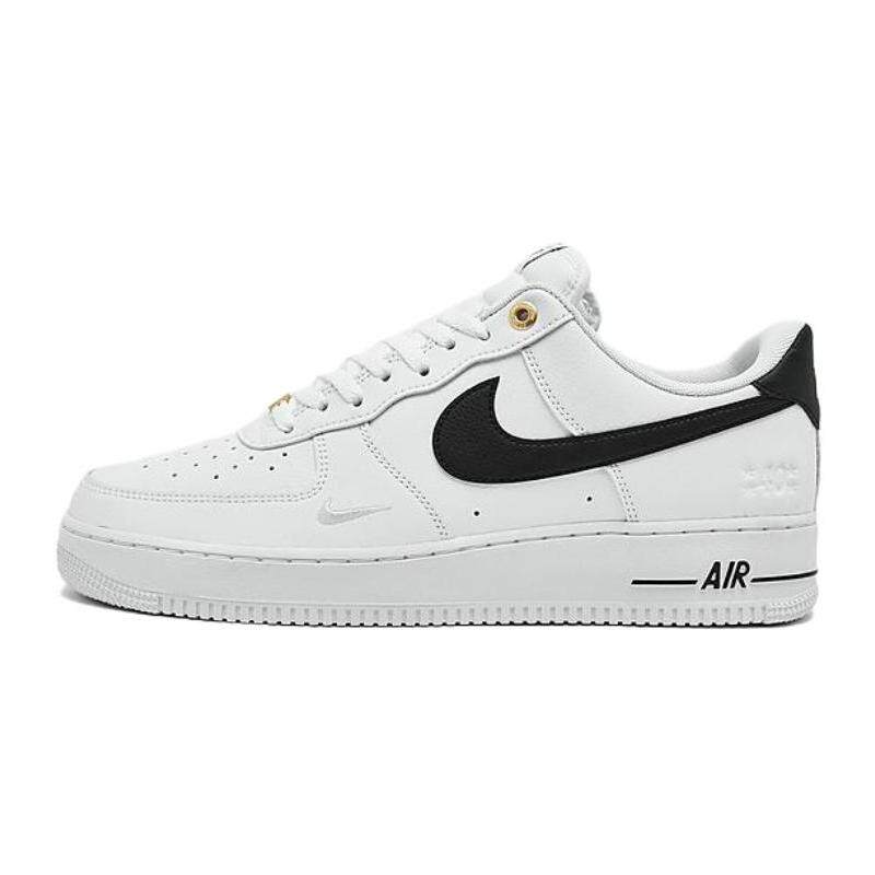 Nike Air Force 1 se 皮革 防滑耐磨 低帮 板鞋 男款 黑白