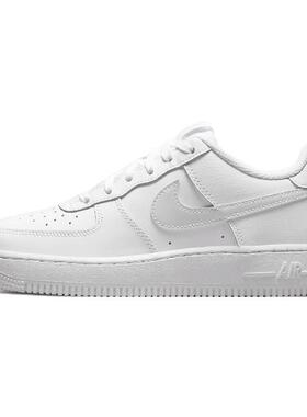 Nike Air Force 1 Low 休闲 轻便 低帮 板鞋 GS 白色