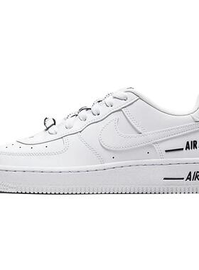 Nike Air Force 1 LV8 3 低帮 板鞋 GS 白黑