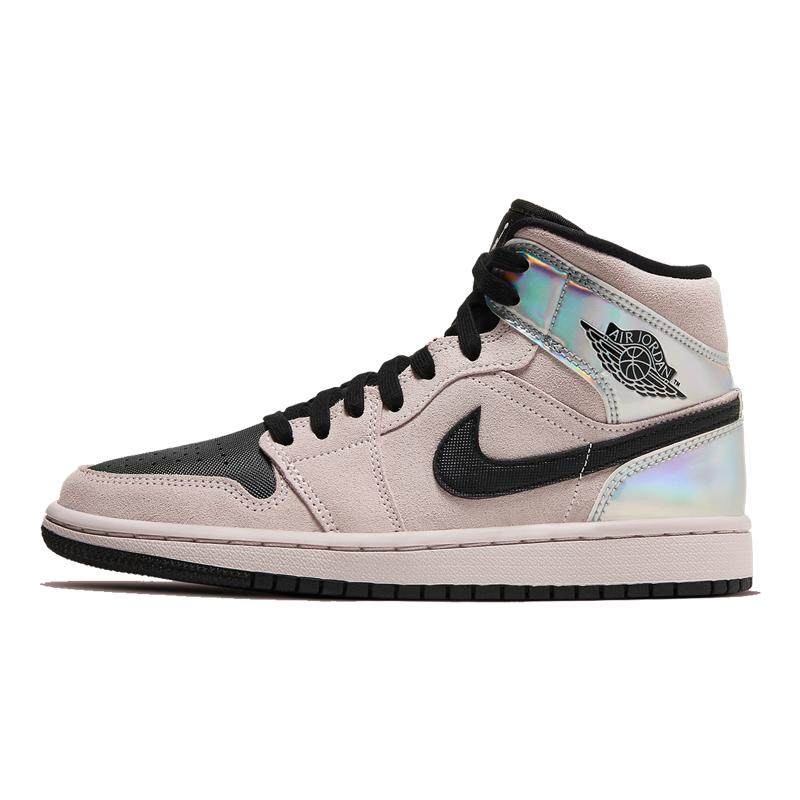 Jordan Air Jordan 1 Mid ‘Chrome Wings’ 皮革 日常 防滑 中,运动鞋new,跑步鞋,淘宝优惠券,粉丝福利购,淘宝优惠卷