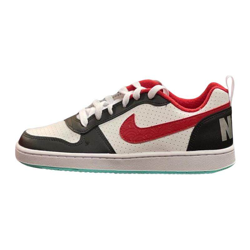 Nike Court Borough系列 Low 合成革二层牛皮 耐磨轻便透气