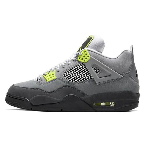 Jordan Air Jordan 4 retro se‘95 neon 耐磨 中帮 复古篮球
