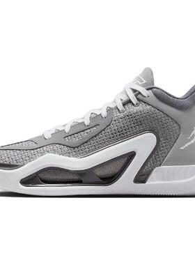 Jordan Tatum 1 PF 圆头舒适 防滑 中帮 篮球鞋 男款 灰色