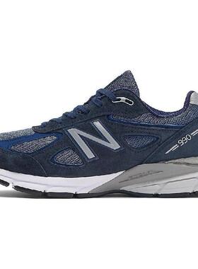 New Balance NB 990 V4 潮流 舒适防滑 低帮 休闲跑步鞋 男款