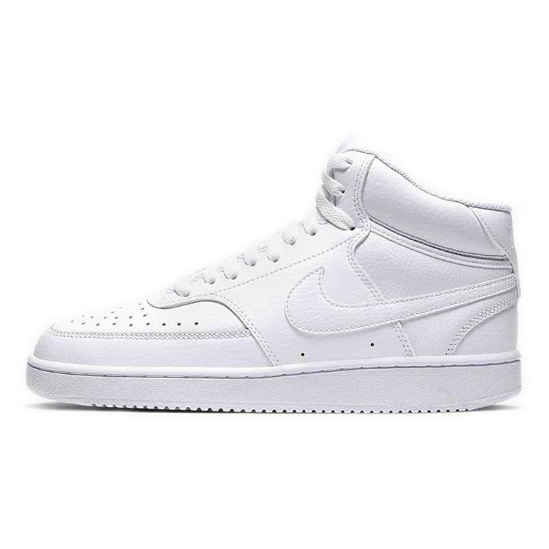 Nike Court Vision Mid 减震耐磨 中帮 板鞋 女款 白绿色