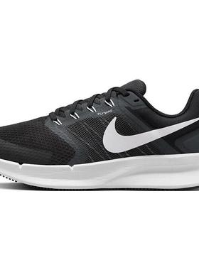 Nike Run Swift 3 舒适百搭透气 低帮 休闲跑步鞋 女款 黑色