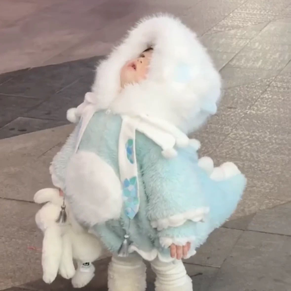 超萌小恐龙宝宝拜年服角色扮演服