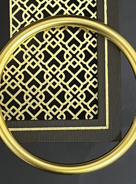 古法传承手镯越南沙金铜合金莲花传承仿黄金素圈手环首饰直播货源