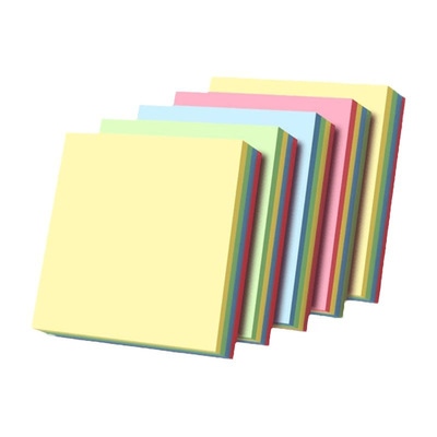 便利贴创意文具彩色可撕学生便签纸自粘便条纸正方形万事贴便签本