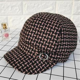 女士单帽子春秋季薄款时尚鸭舌中年妈妈洋气百搭中老年人布帽奶奶