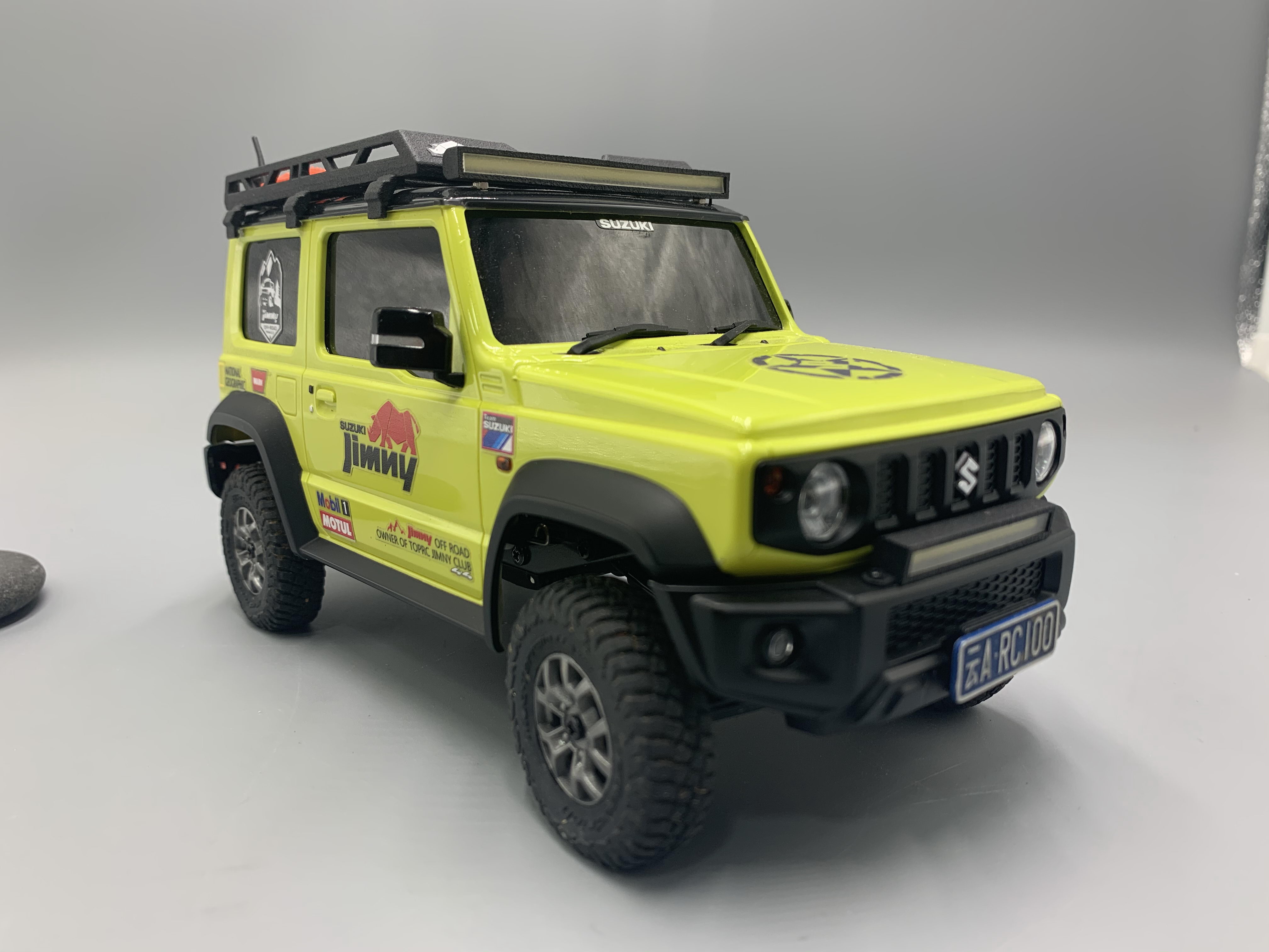 全新miniz 1:18蚊车越野车小攀爬车铃木吉姆尼