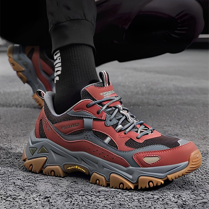 斯凯奇云岚一脚蹬老爹鞋男春夏户外休闲运动鞋359元