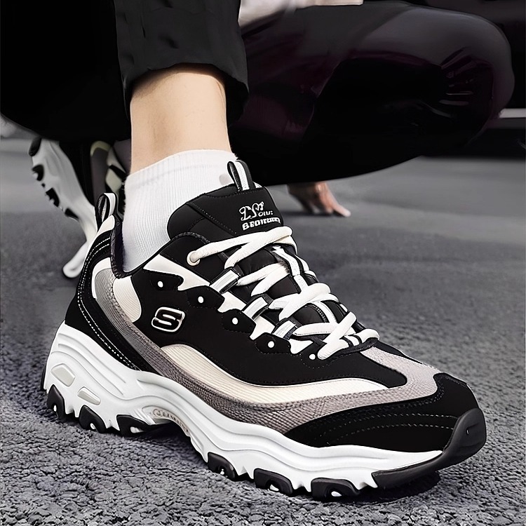 斯凯奇奶茶熊老爹鞋男鞋