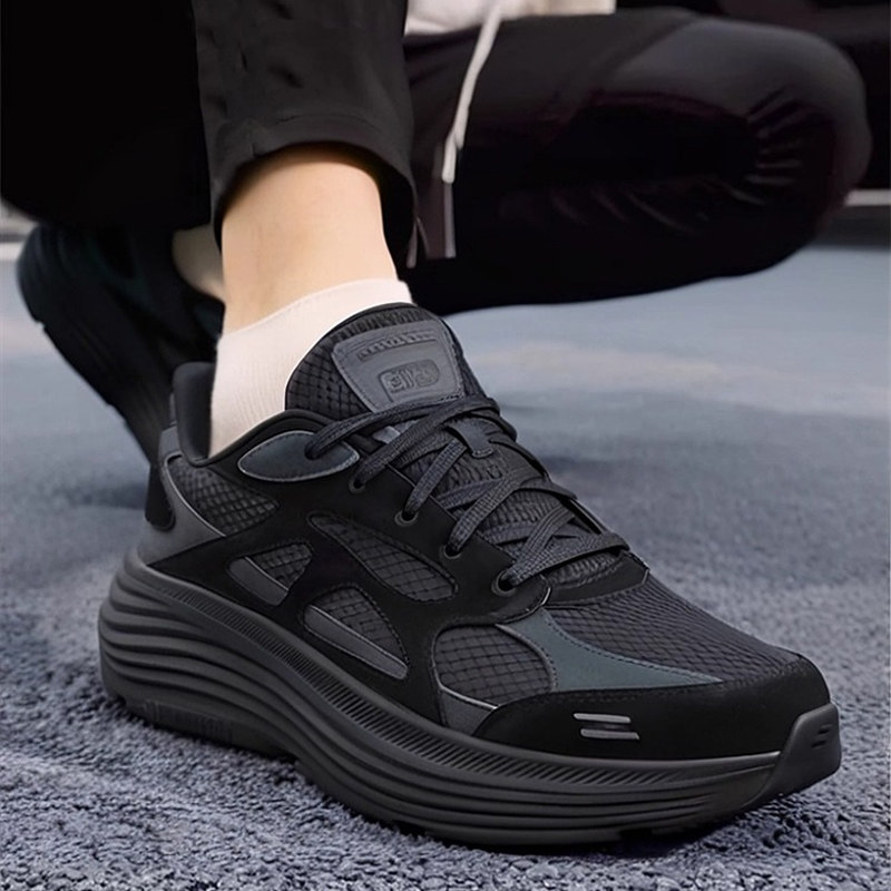 【成毅同款】斯凯奇2026秋冬季新款男士运动鞋减震厚底休闲跑步鞋,流行男鞋,时尚休闲鞋,淘宝优惠券,粉丝福利购,淘宝优惠卷