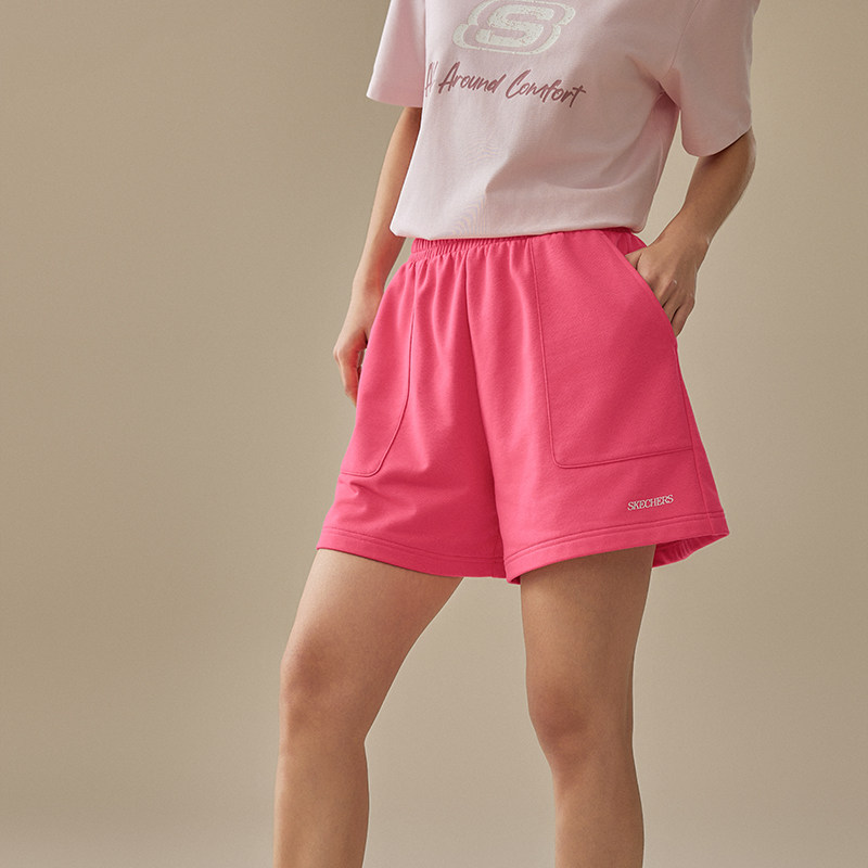 斯凯奇2026年秋冬季男女情侣宽松运动短裤休闲舒适透气速干五分裤,运动服/休闲服装,运动中长裤／短裤,淘宝优惠券,粉丝福利购,淘宝优惠卷