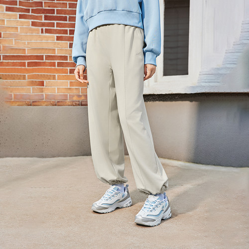 斯凯奇宽松女款针织长裤