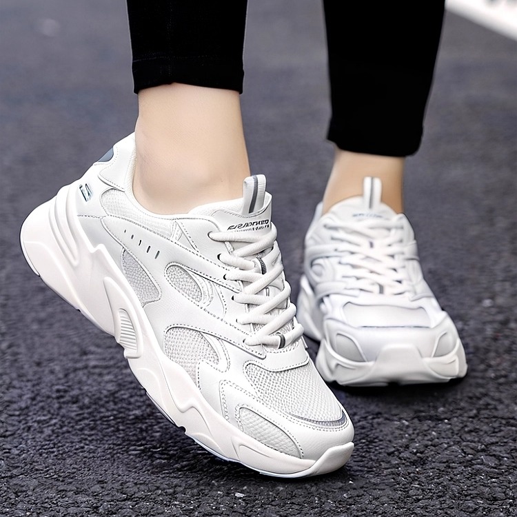 Skechers斯凯奇女鞋2025新款时尚运动鞋复古拼接透气休闲鞋117354